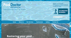 Desktop Screenshot of pooldoctorofbrevard.com
